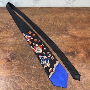 Fred Flintstone 1993 Vintage Baseball MVP Hanna Barbera‎ Neck Tie